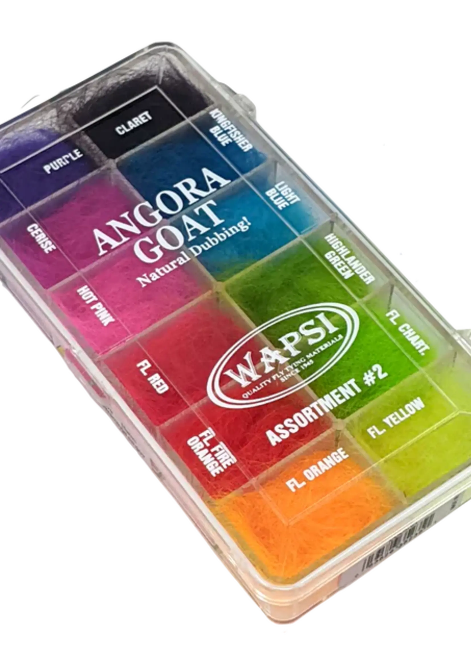 Wapsi Angora Goat #2 12 Color Dubbing Dispenser