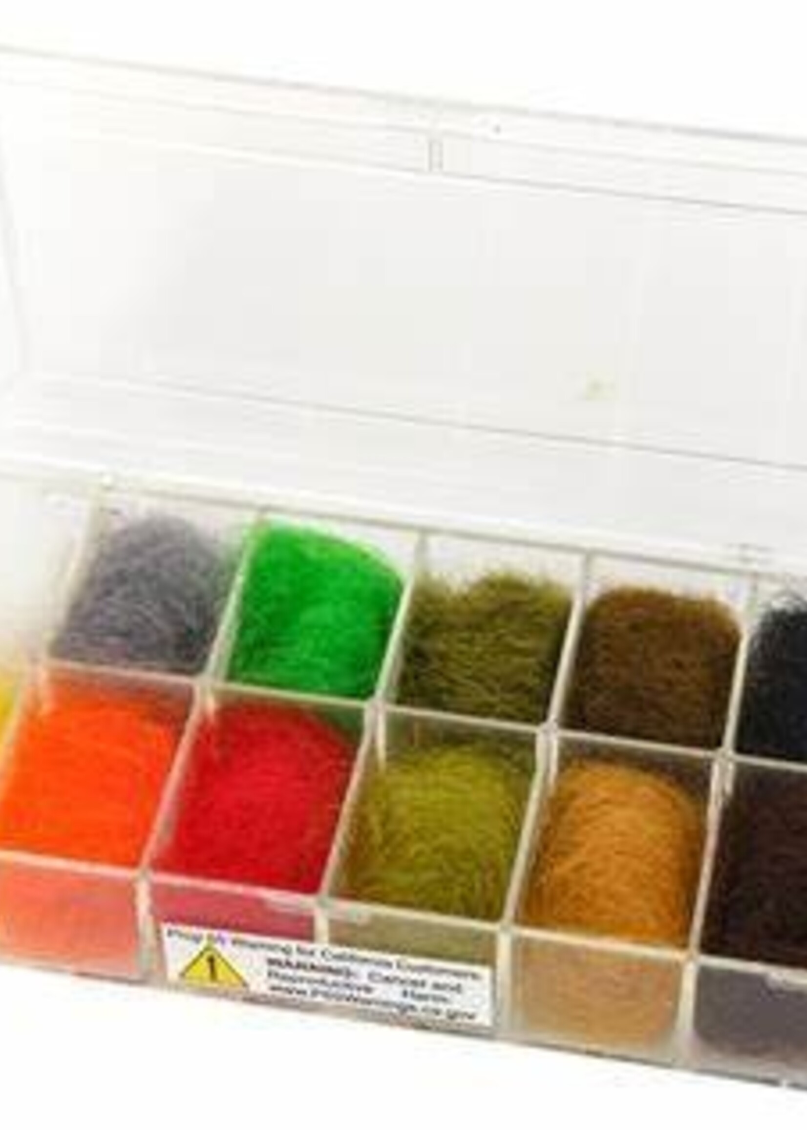 Wapsi Angora Goat #1 12 Color Dubbing Dispenser