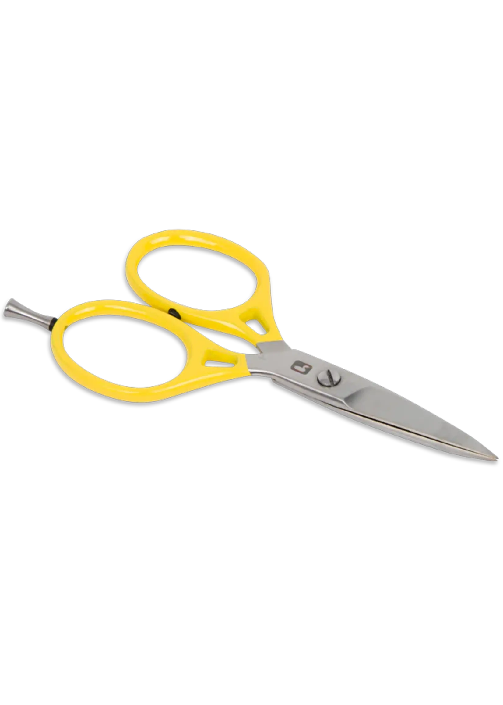 Loon Outdoors Loon Ergo Prime Scissors 5" with Precision Peg Yellow 5"