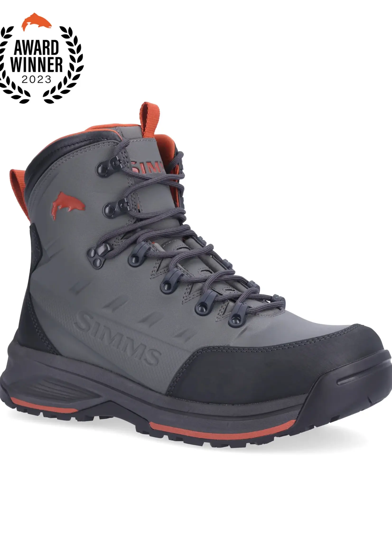 Simms Fishing Simms Freestone Wading Boots M16 Gunmetal Rubber Sole