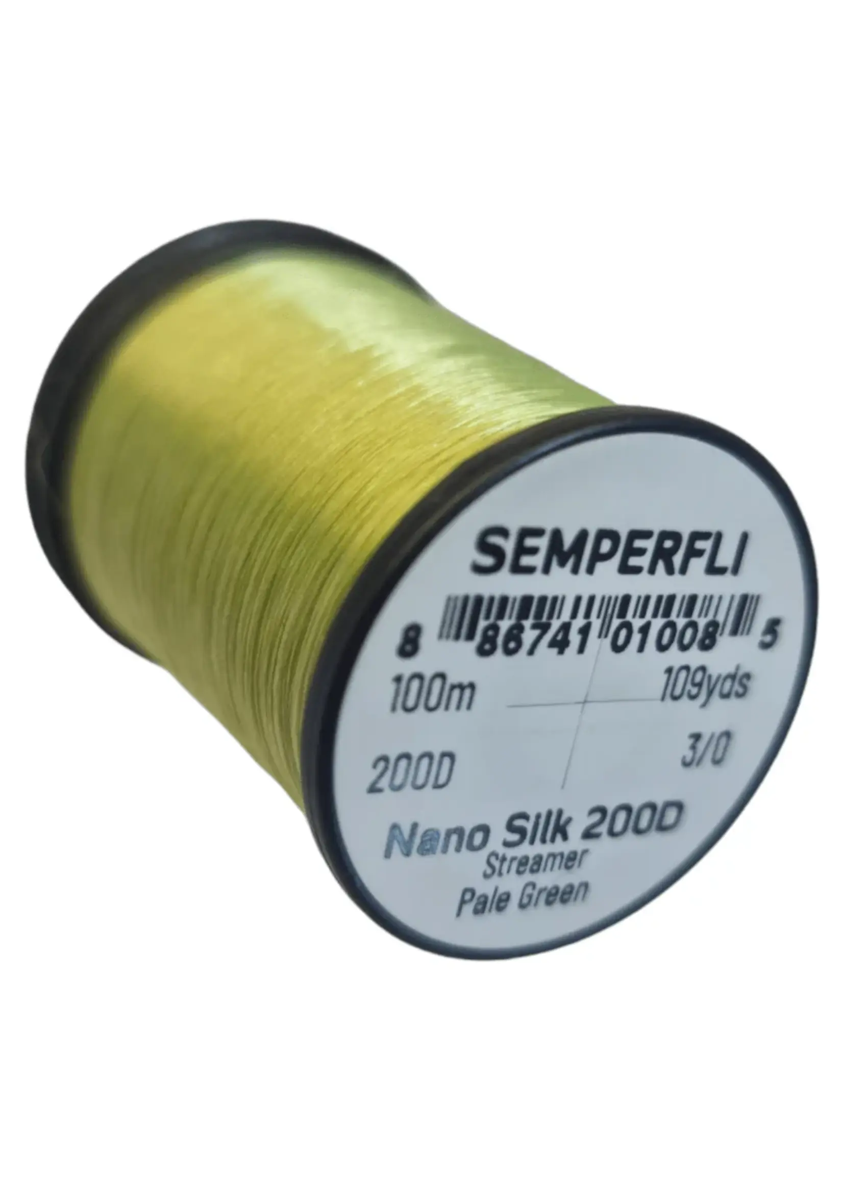 Semperfli Semperfli Nano Silk 3/0 200D Streamer Pale Green