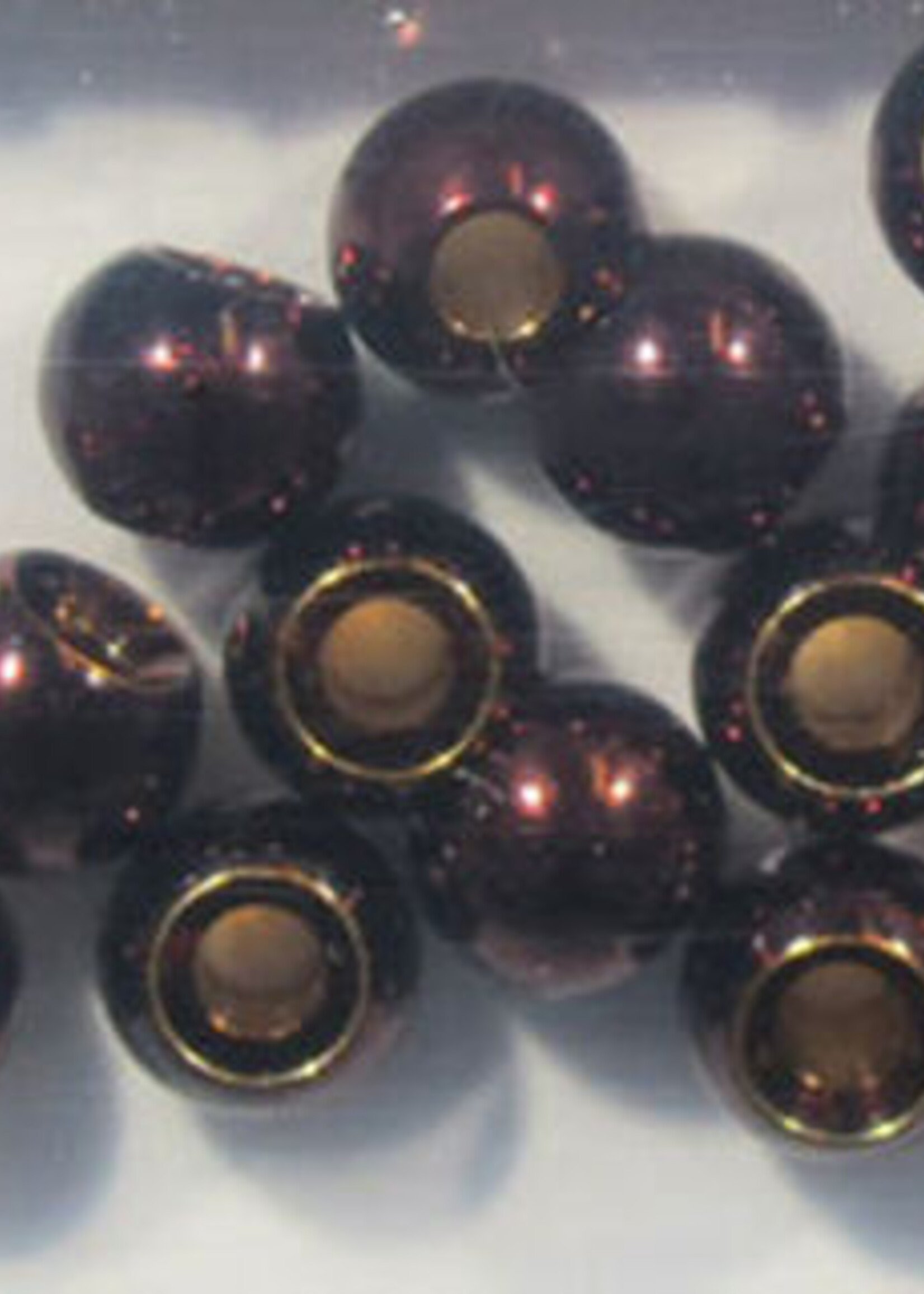 Hareline Dubbin 1/8 3.3mm Dazzle Brass Beads #288 Metallic Phesant Tail Brown
