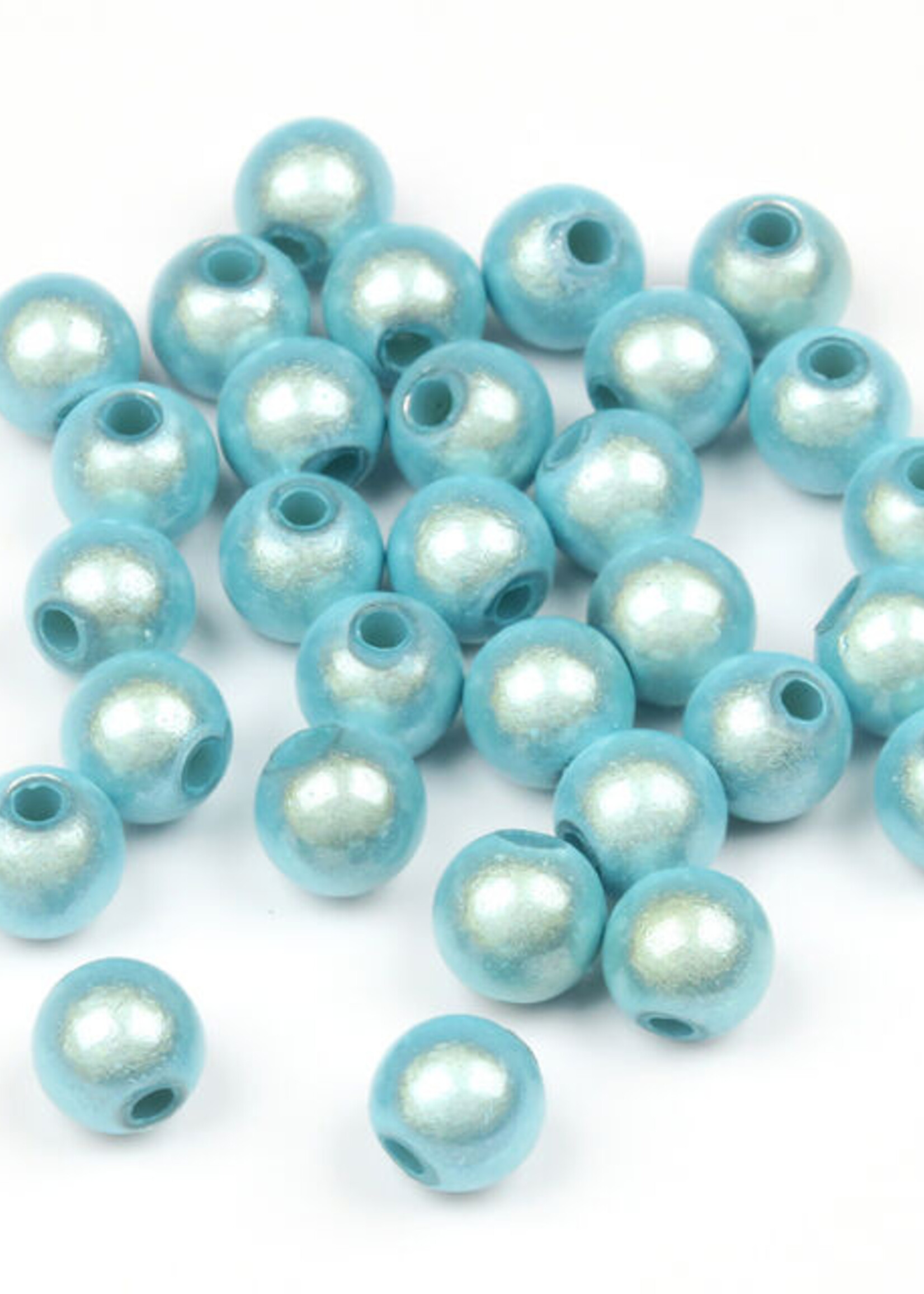 Hareline Dubbin 3D Beads Pale Minnow Blue