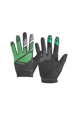 GIANT GNT Transfer Long Finger Gloves LG Green/Black