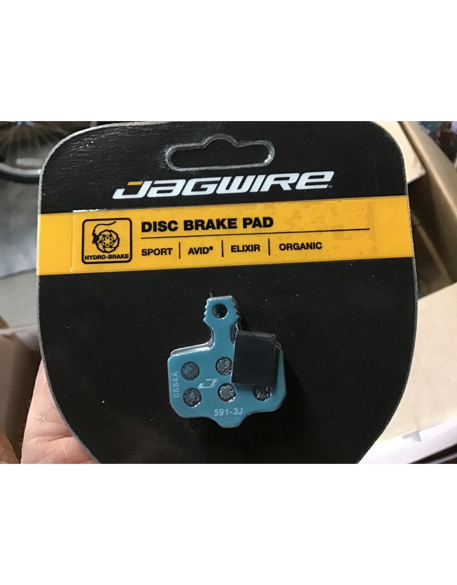 Jagwire Jagwire Sport Organic Disc Brake Pads for SRAM Level TL, T, DB5, DB3, DB1, Avid, Elixir R, CR, CR Mag, 1, 3, 5, 7, 9, X0, XX, World Cup