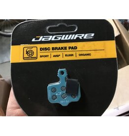 Jagwire Jagwire Sport Organic Disc Brake Pads for SRAM Level TL, T, DB5, DB3, DB1, Avid, Elixir R, CR, CR Mag, 1, 3, 5, 7, 9, X0, XX, World Cup