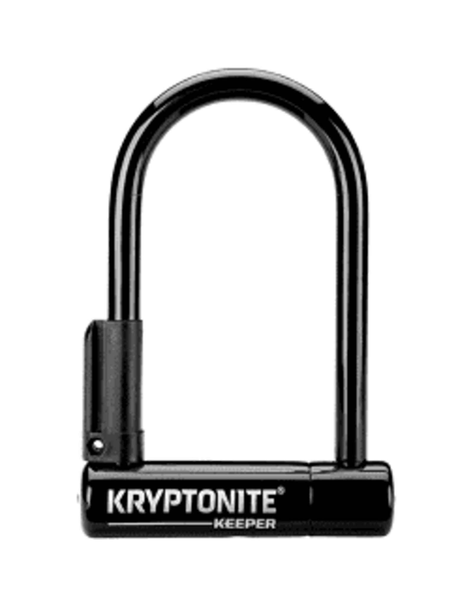 Kryptonite Kryptonite Keeper U-Lock - 3.25 x 6", Keyed, Black, Includes bracket