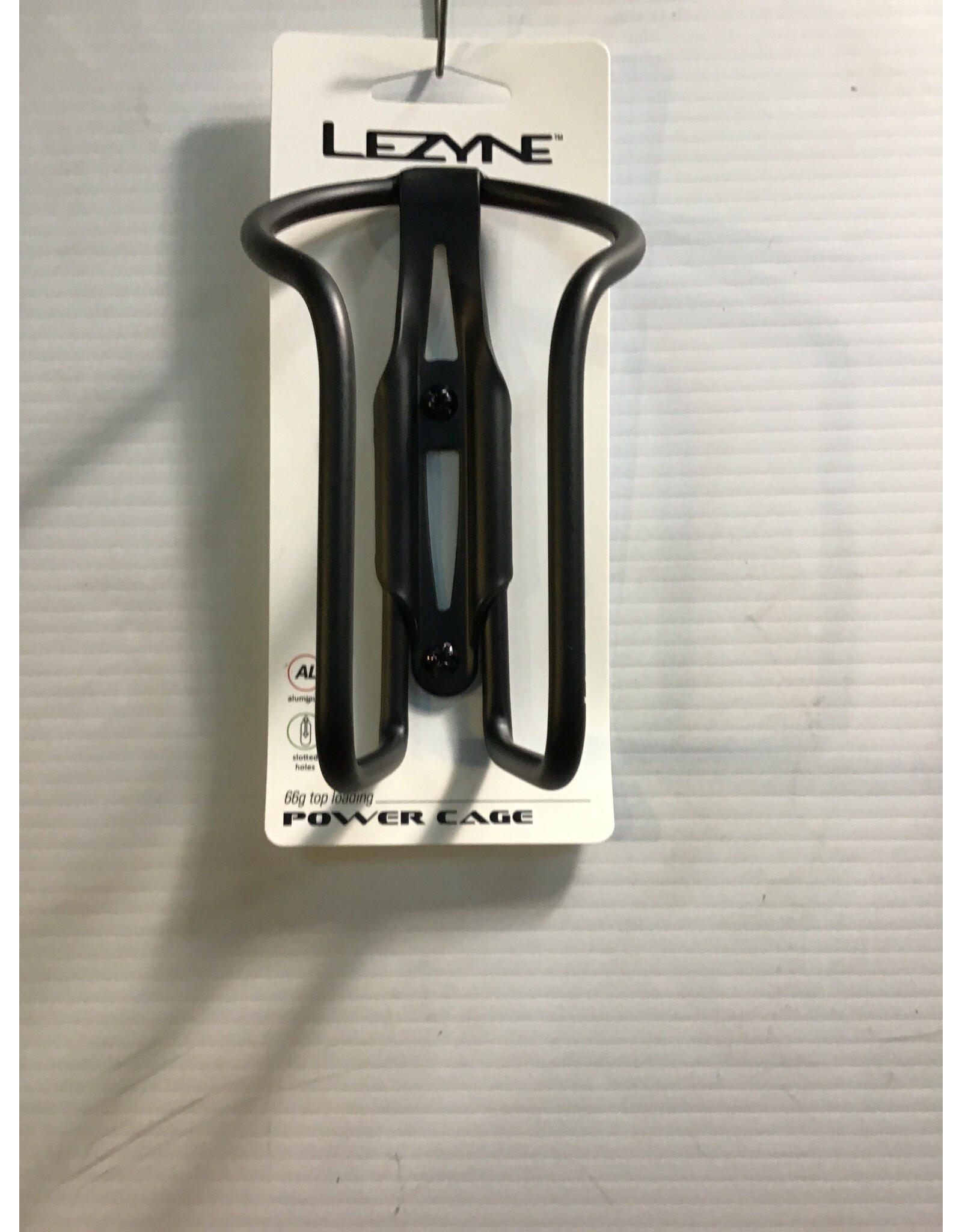 Lezyne Lezyne Aluminum Power Bottle Cage: Black