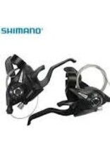 Shimano SHIMANO ST-EF51 SHIFT/BRAKE SET 3x7-SPEED 2-FINGER BLACK 4-FINGER