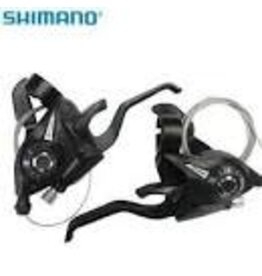 Shimano SHIMANO ST-EF51 SHIFT/BRAKE SET 3x7-SPEED 2-FINGER BLACK 4-FINGER