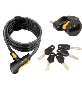 OnGuard OnGuard DOBERMAN COIL Cable lock KEY 185CM x 10MM