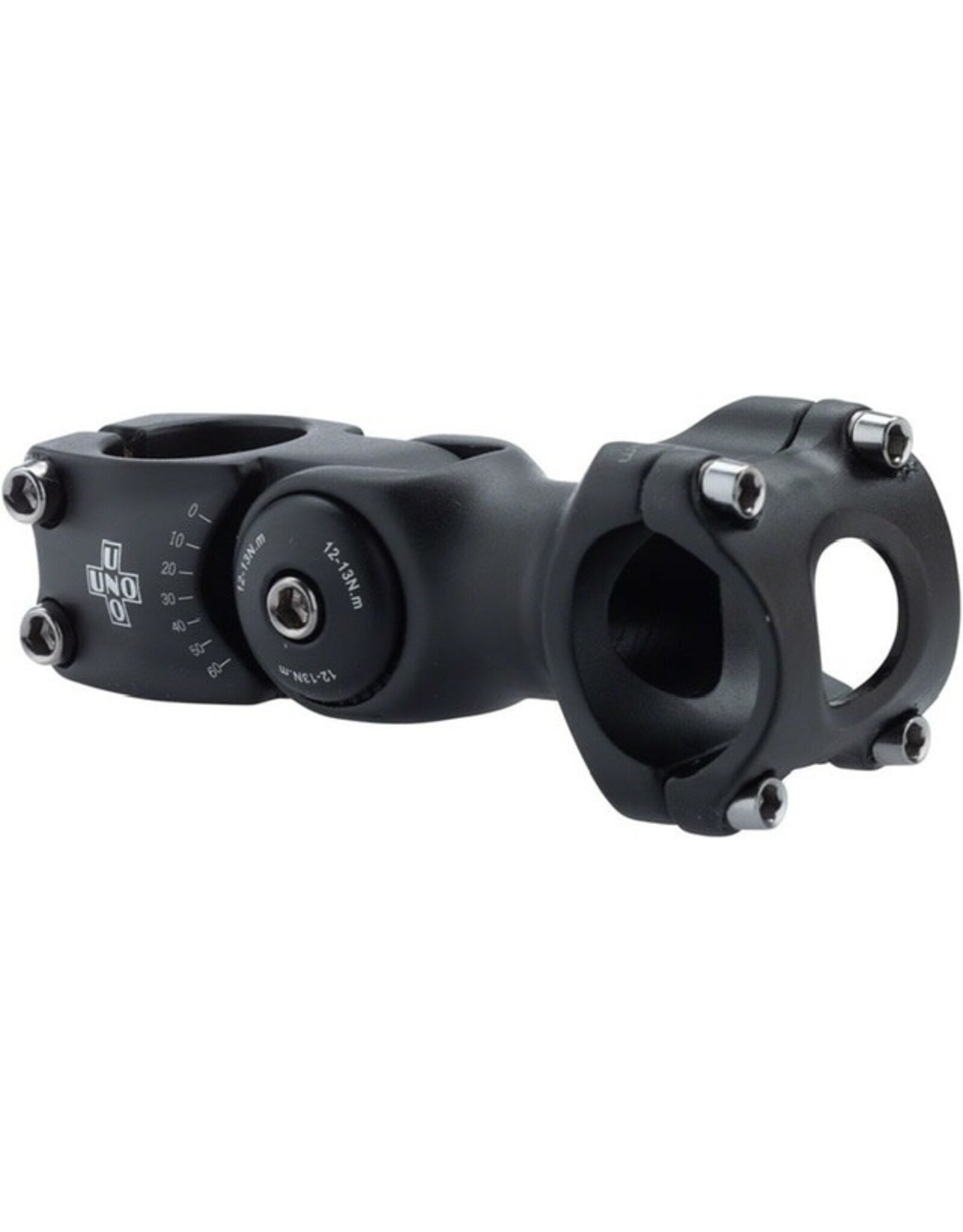 Kalloy Kalloy 820 Stem - 95mm, 31.8 Clamp, Adjustable, 1 1/8", Aluminum, Black
