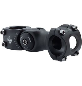 Kalloy Kalloy 820 Stem - 95mm, 31.8 Clamp, Adjustable, 1 1/8", Aluminum, Black