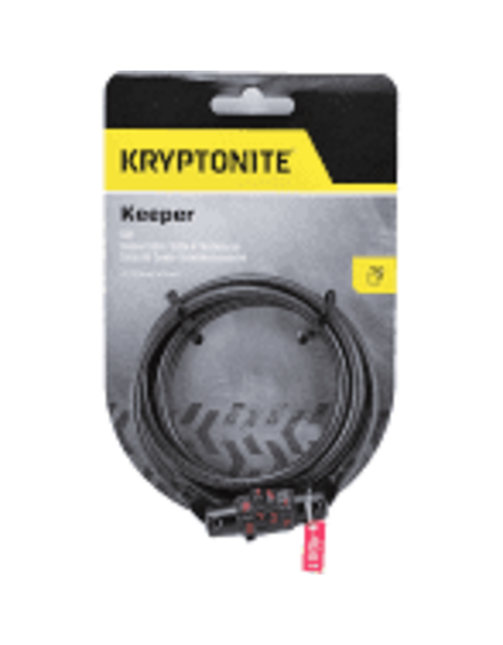 Kryptonite Kryptonite KryptoFlex Keeper 512 4-Digit Combo Cable Lock: 4' x 5mm
