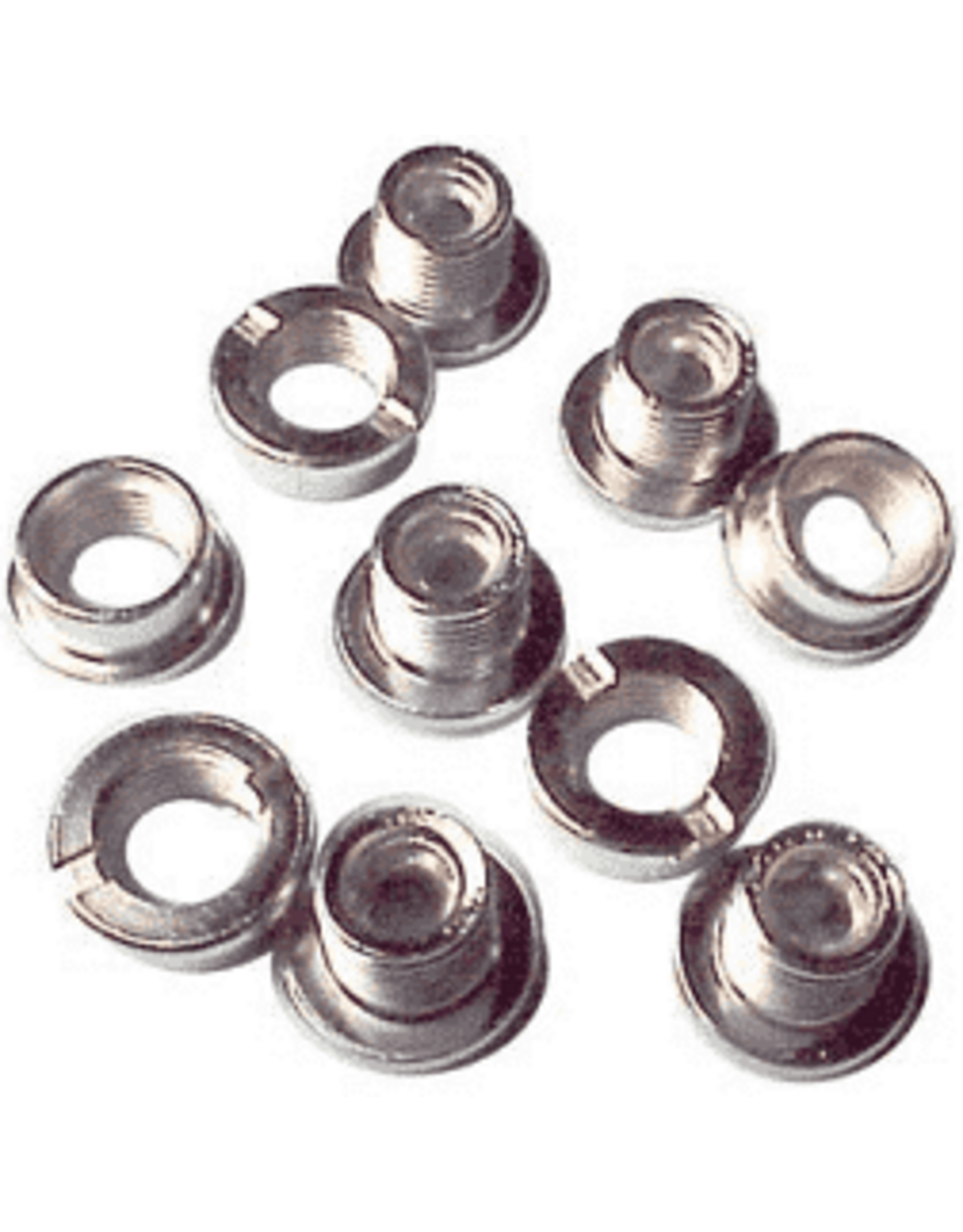 SBS SBS BMX Chainring Bolt Set BMX 5/Pkg Chrome