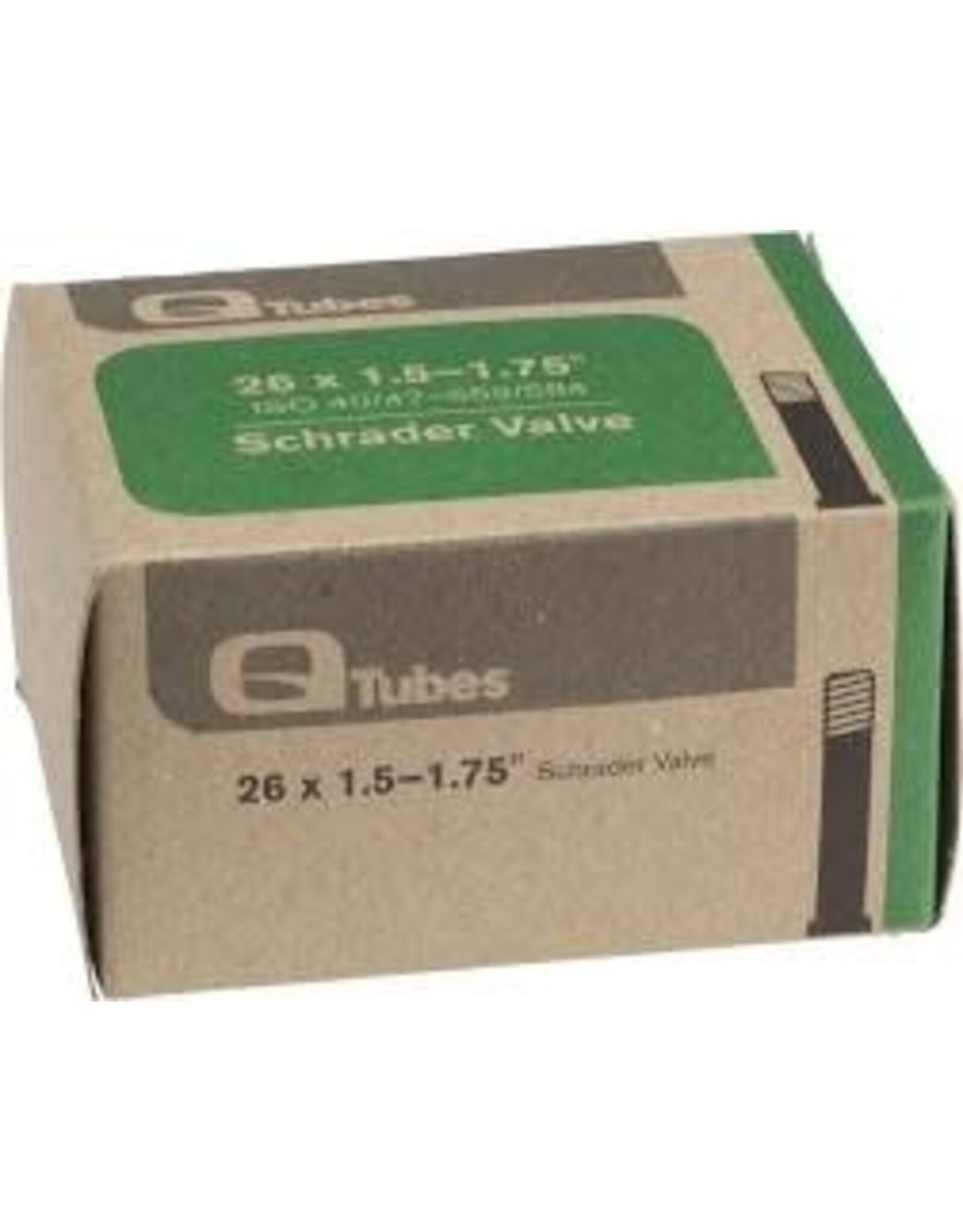 Q-Tubes Q-Tubes 26" x 1.5-1.75" Schrader Valve Tube 165g