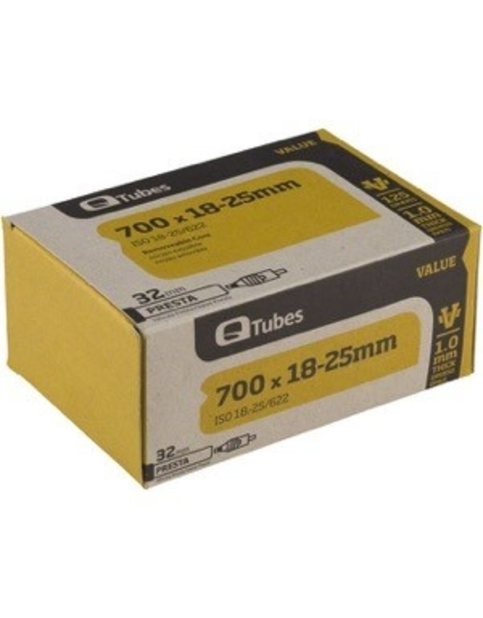 Q-Tubes Tube 700c x 18-25mm, 32mm valve