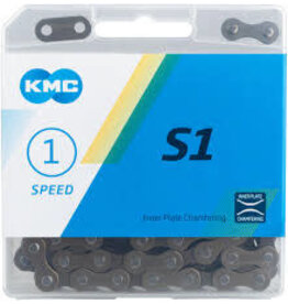 KMC KMC S1 Chain - Single Speed 1/2" x 1/8", 112 Links, Brown