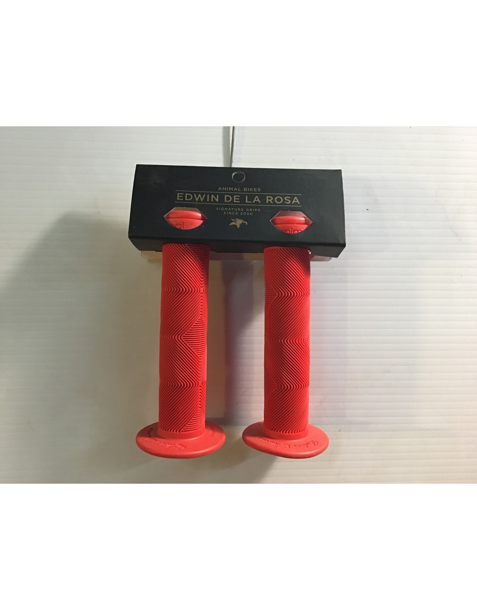 Animal Bikes Edwin de la Rosa Signature Grips- Red