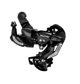 Shimano Shimano Tourney RD-TY500-SGS Rear Derailleur - 6,7 Speed, Long Cage, Black, Shimano Rear Direct Mount