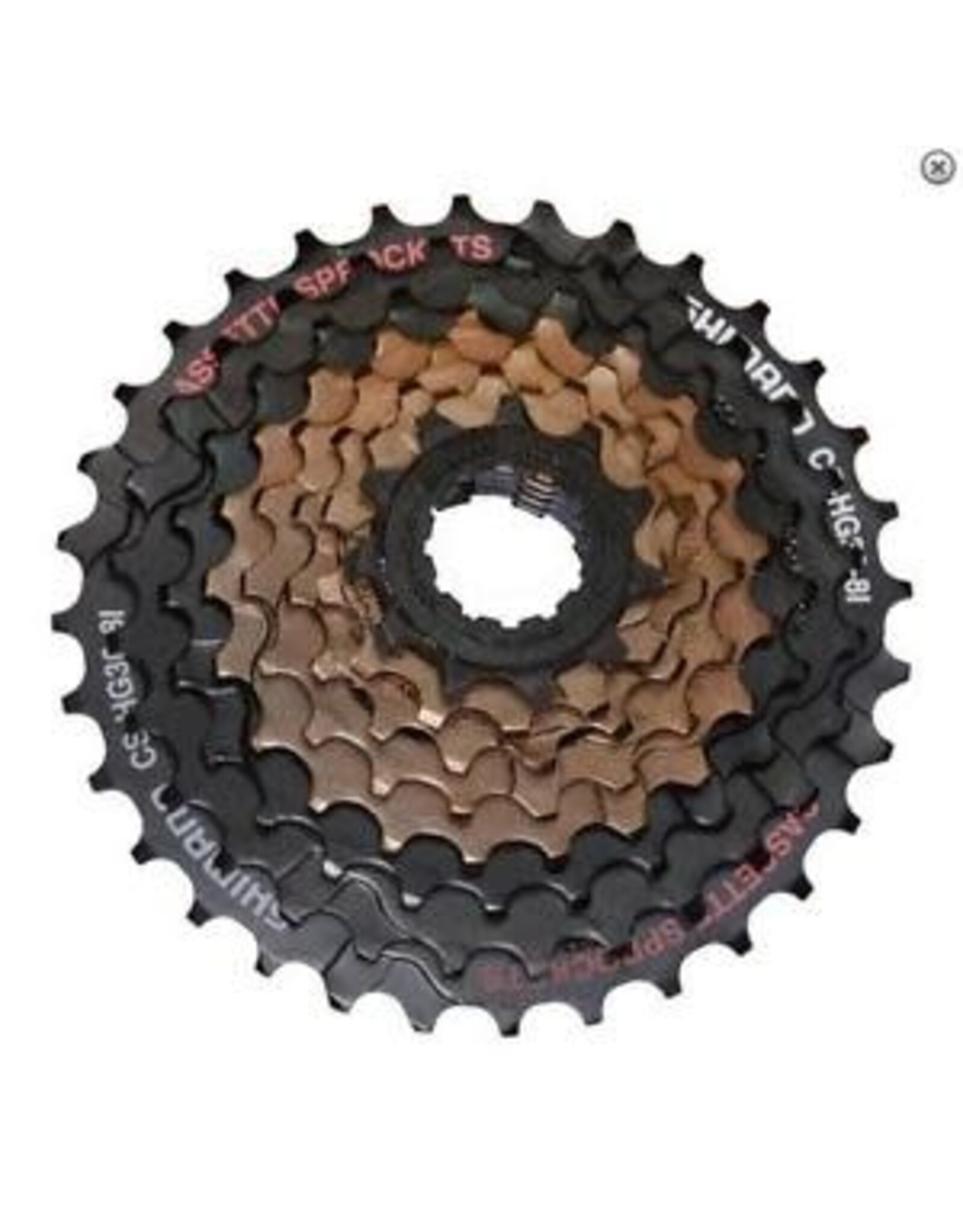 Shimano SHIM CSST,ACERA,8SPD,11-32T CS-HG30-8I,IG/HG,BROWN/BLACK