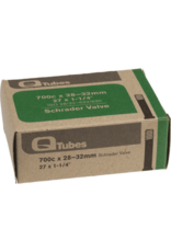 Q-Tubes Tube 700c x 28-32mm Schrader Valve (27 x 1-1/4")