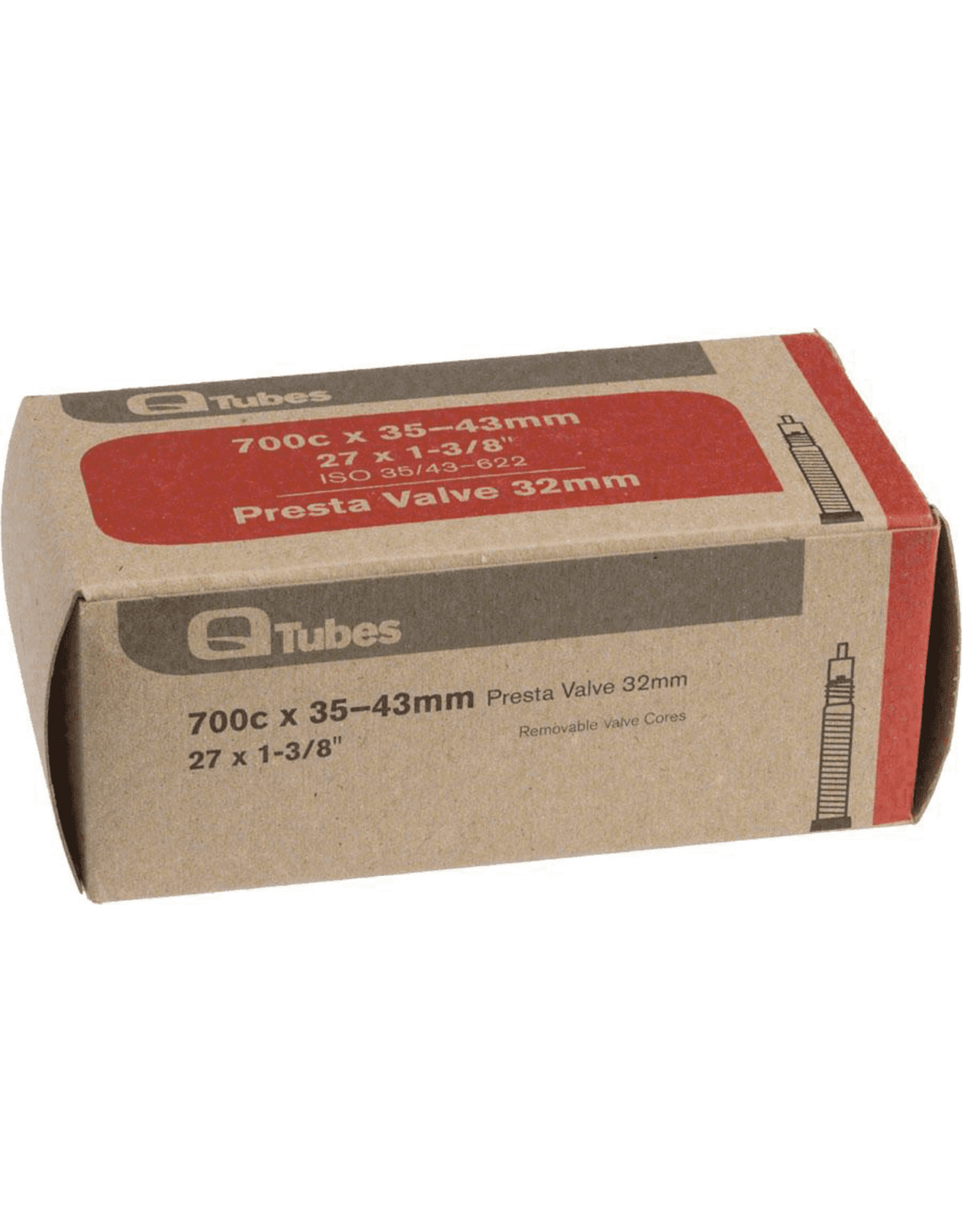 Q-Tubes Q-Tubes 700c x 35-43mm 32mm Presta Valve Tube 140g