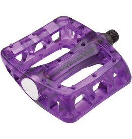 Odyssey Odyssey Twisted PC Pedals 9/16" Clear Purple, Grape