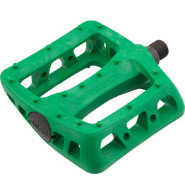 Odyssey Odyssey Twisted PC Pedals - Platform, Composite/Plastic, 9/16", Green