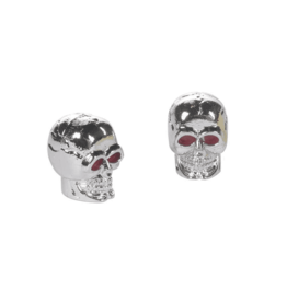 Dimension Dimension Skull Valve Caps Chrome