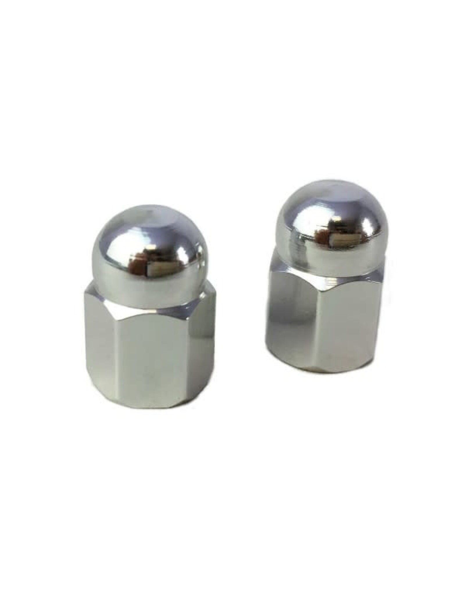 Dimension Dimension Chrome Nut Valve Caps Pair