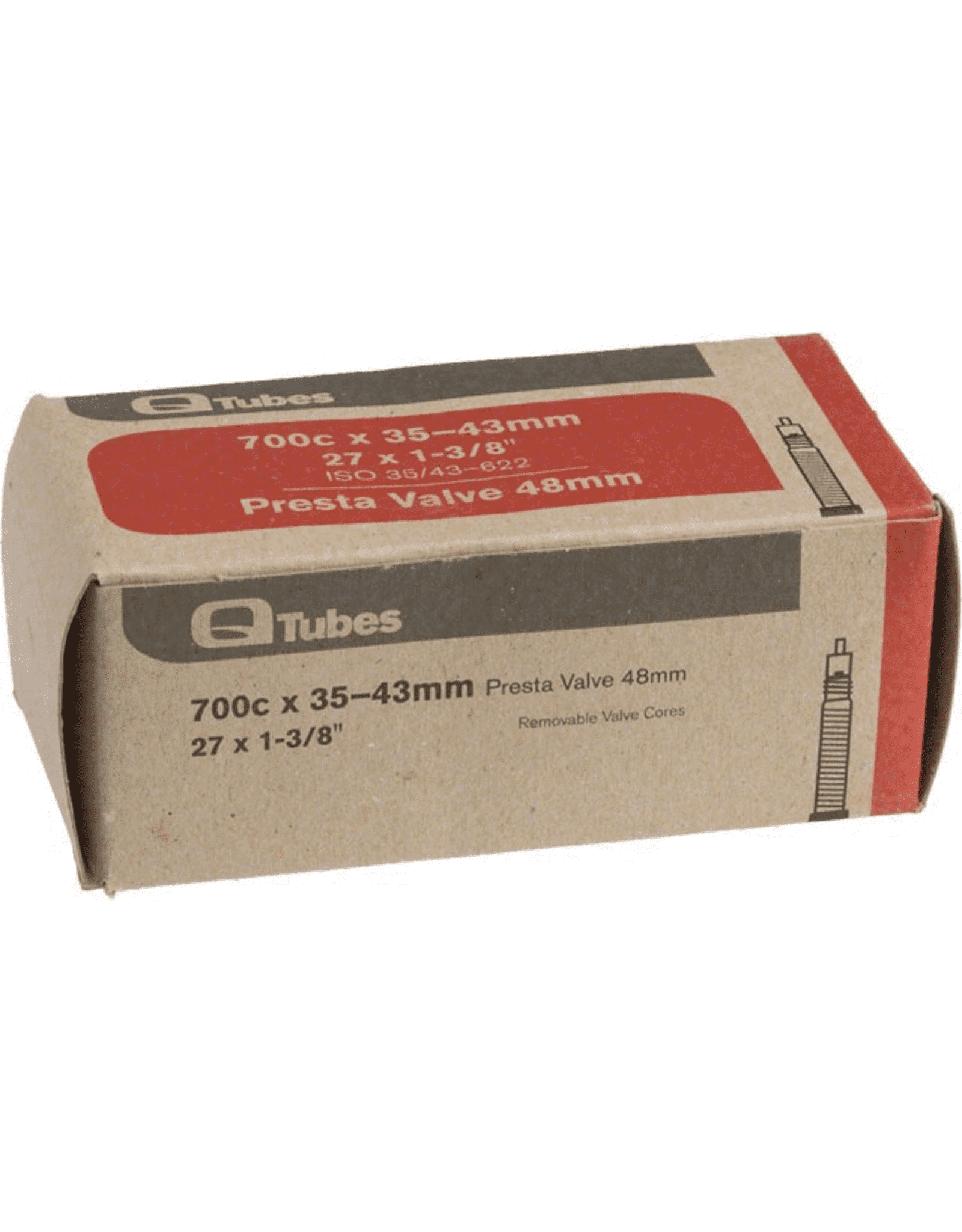 Q-Tubes Q-Tubes 700c x 35-43mm 48mm Presta Valve Tube