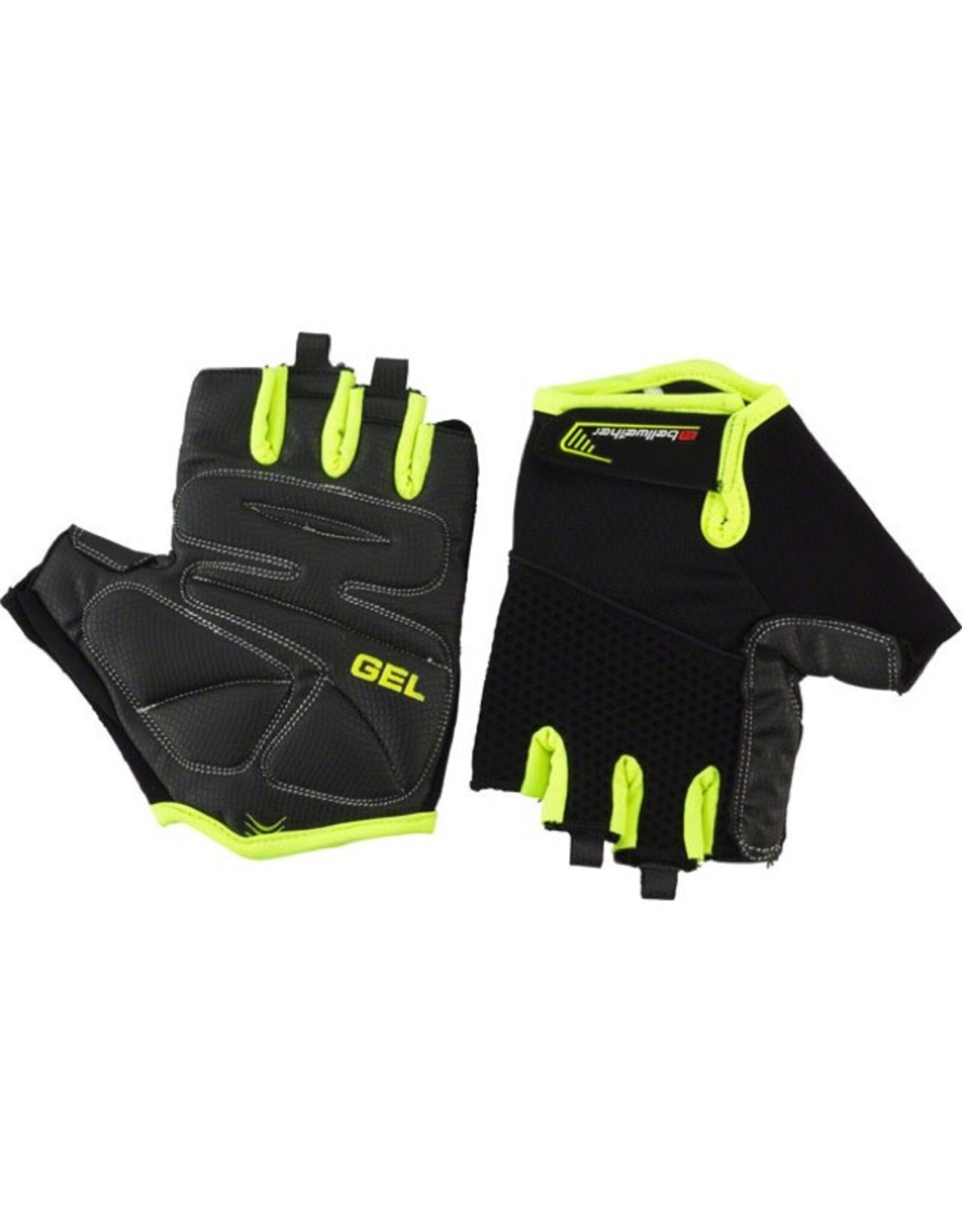 Bellwether Bellwether Gel Supreme Gloves - Hi-Vis Yellow, Short Finger, Men's, X-Large