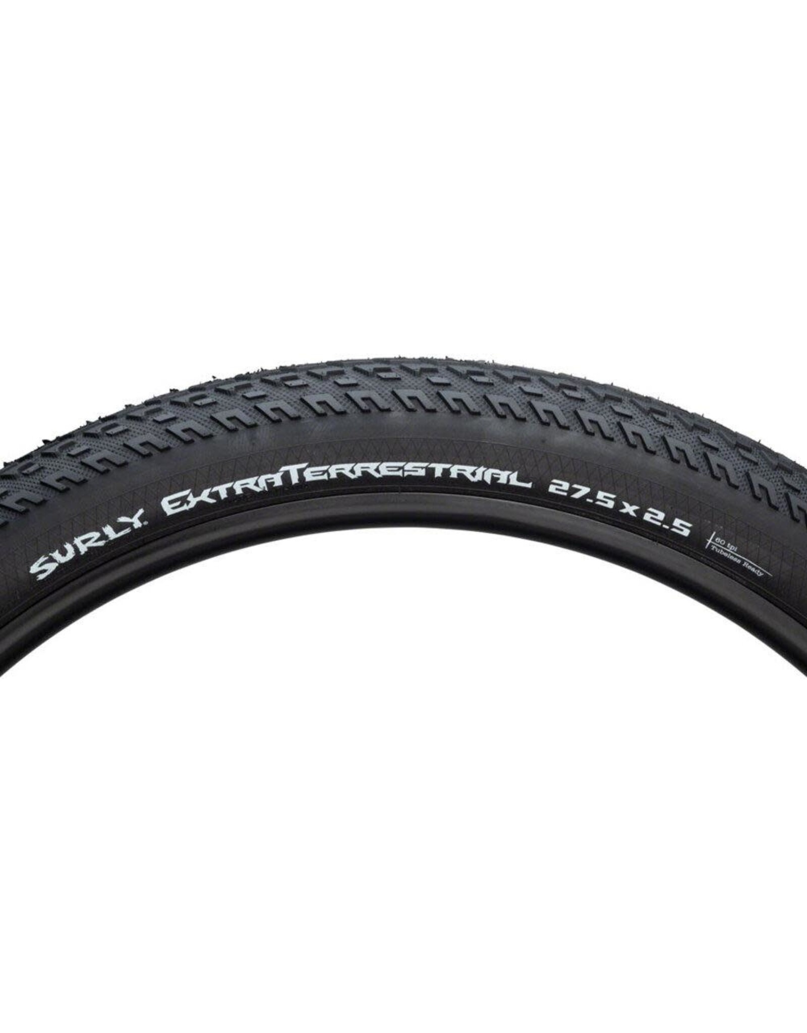 Surly Surly ExtraTerrestrial Tire - 27.5 x 2.5, Tubeless, Folding, Black, 60tpi