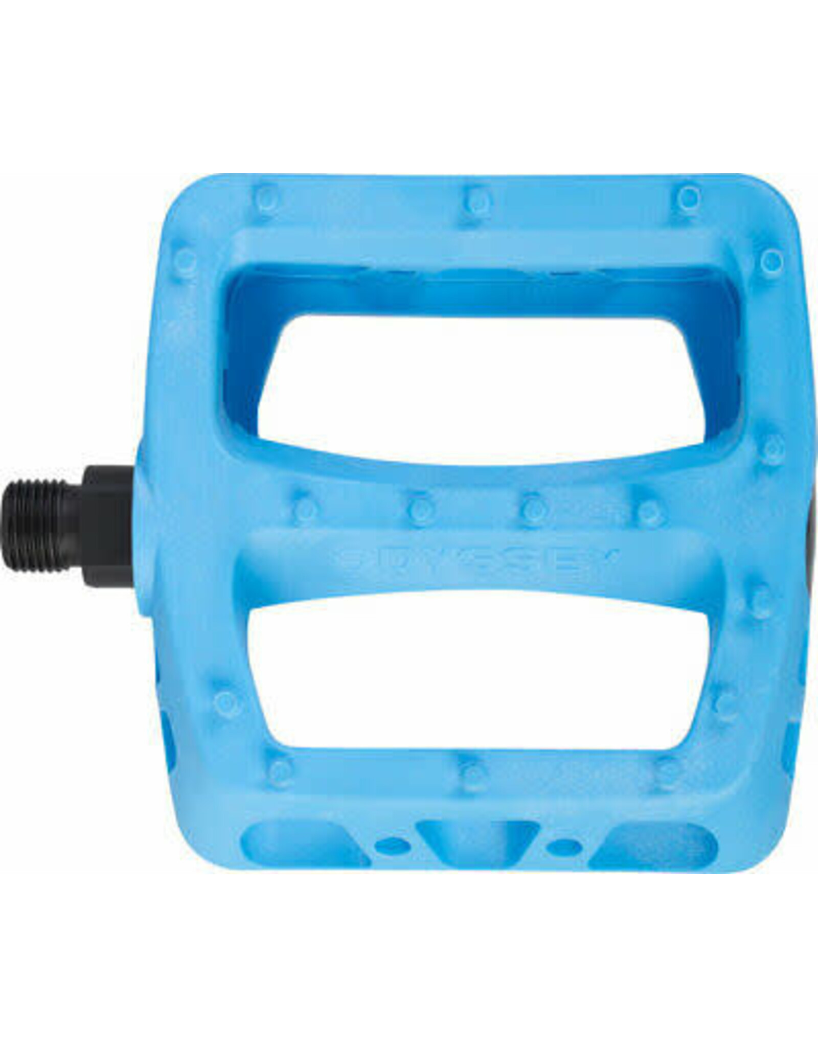 Odyssey Odyssey Twisted PC Pedals - Platform, Composite, 9/16", Ocean Blue
