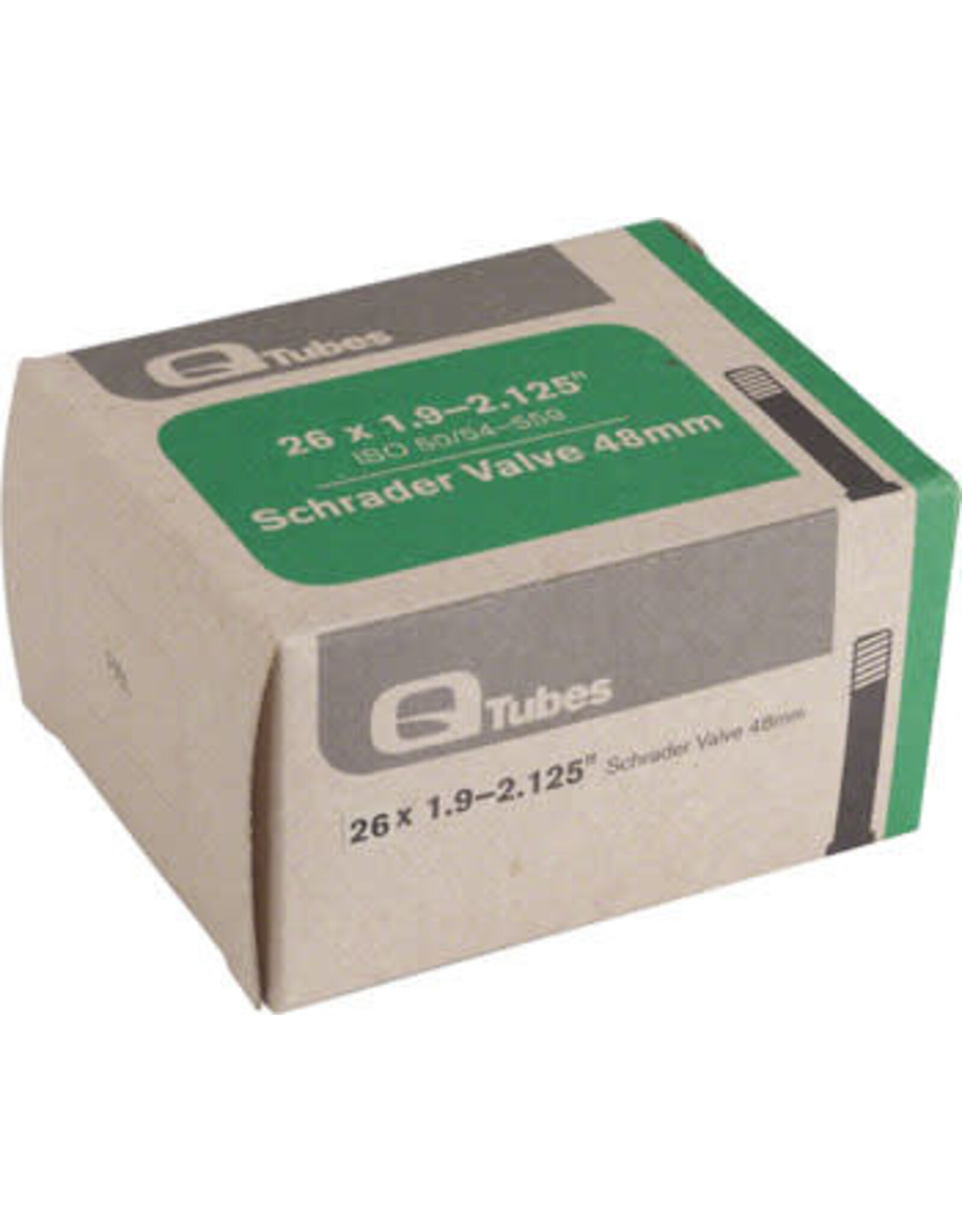 Q-Tubes Q-Tubes 26 x 1.9-2.125" 48 mm Long Schrader Valve Tube