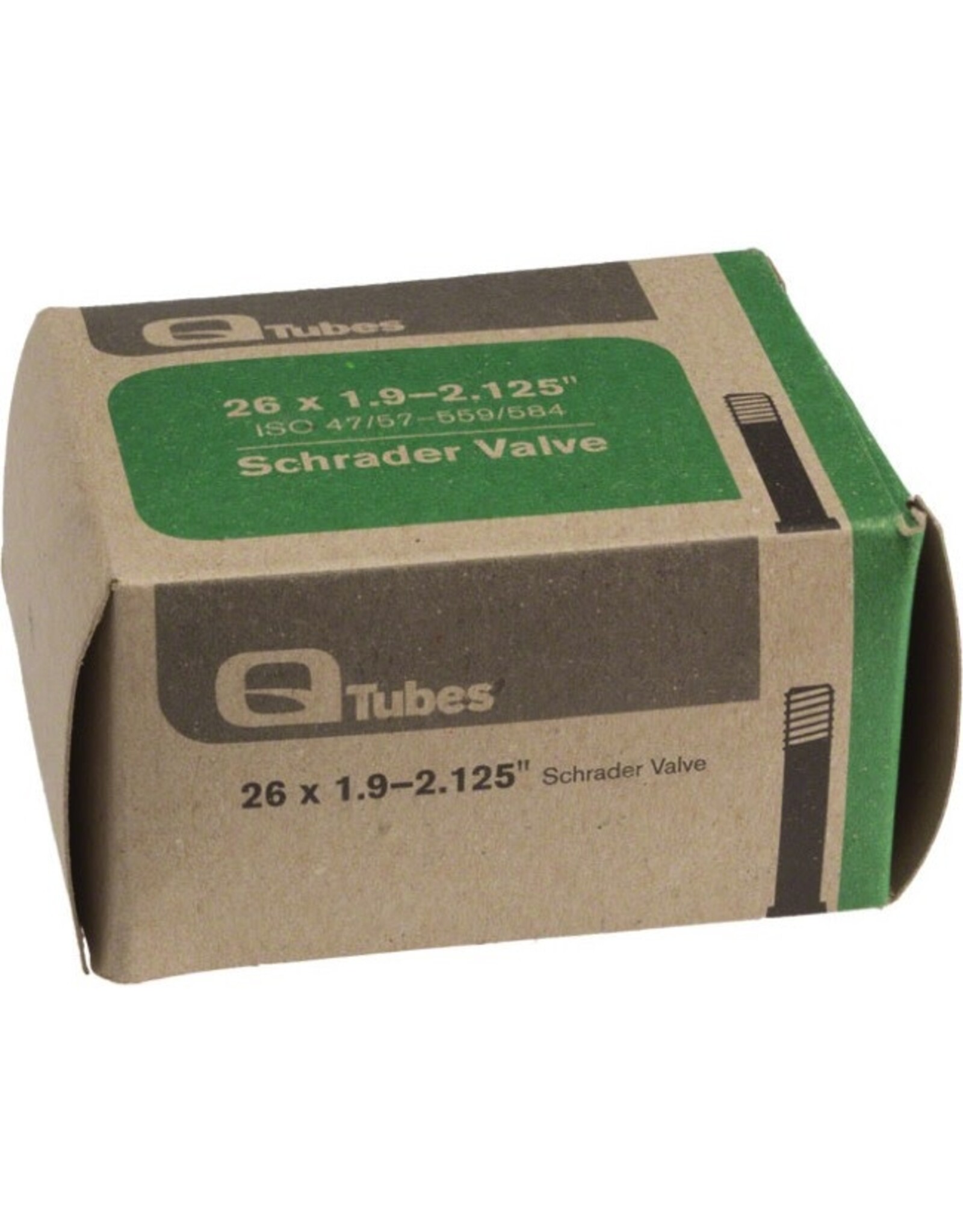 Q-Tubes Teravail Standard Tube - 26 x 1.75 - 2.35, 35mm Schrader Valve