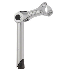 Zoom Zoom Quick Comfort Adjustable Stem - 90mm, 25.4 Clamp, Adjustable, 22.2-24tpi Quill, Aluminum, Silver