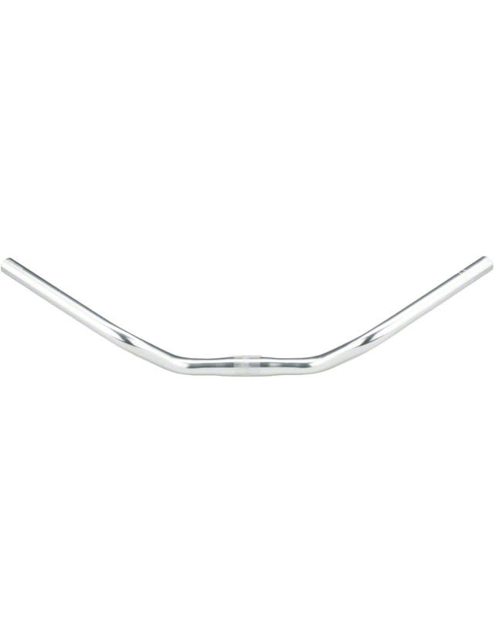 Dimension Dimension 25.4 Urban Cruiser Bar, 620mm Wide, 55mm Rise, 40 degree Sweep, Silver
