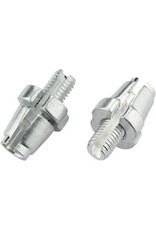 Jagwire M7 Slotted Alloy Adjusting Barrel Bag of 10, Silver