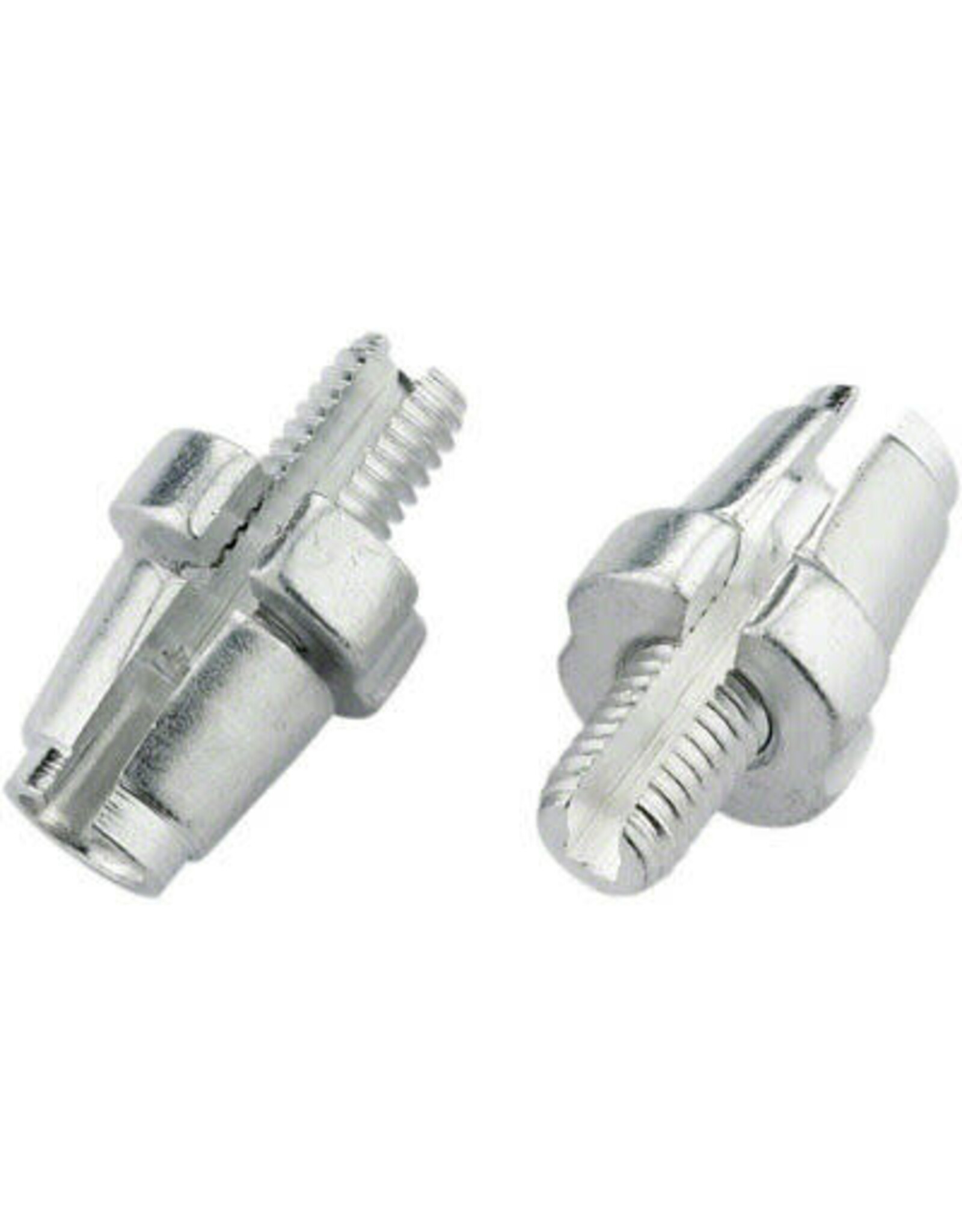 Jagwire M7 Slotted Alloy Adjusting Barrel Bag of 10, Silver