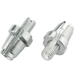 Jagwire M7 Slotted Alloy Adjusting Barrel Bag of 10, Silver
