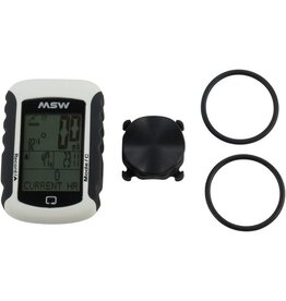 MSW MSW Miniac 333 GPS BLE Bike Computer - GPS, Wireless, White