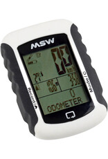 MSW MSW Miniac 333 GPS BLE Bike Computer - GPS, Wireless, White
