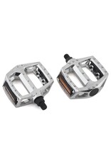 Cyclone Wellgo Platform Pedals, Aluminum 1/2” Silver