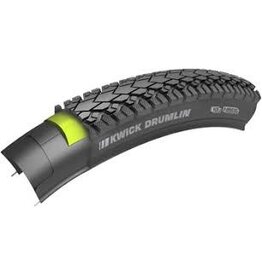 KENDA Kenda Kwick Drumlin Tire - 27.5 x 1.75, Clincher, Wire, Black/Reflective, 60tpi