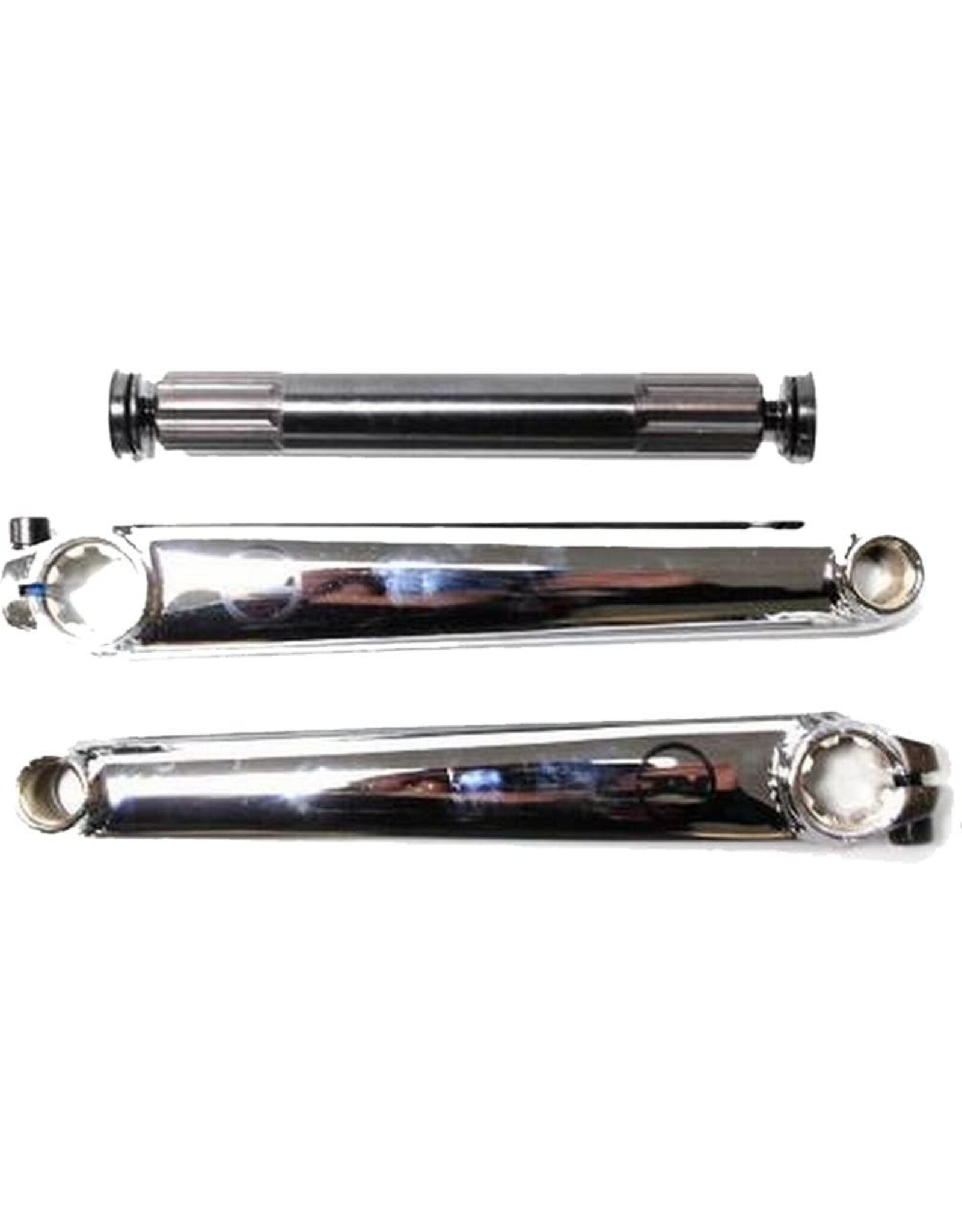 REDLINE Monster Tubular Chromo Crank Arm Set  175mm  Chrome