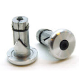 Primo Primo Aluminum Bar Ends- Silver