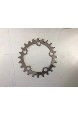 Sugino Sugino 24t x 74mm 5-Bolt Chainring, Silver Stainless