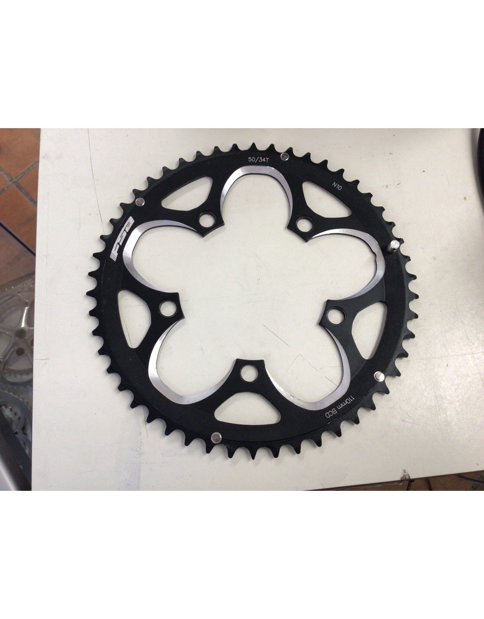 FSA FSA Pro Road Chainring 50T x 110mm (N10) 7075/ T6 Black